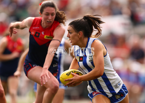 AFLW 2025 First Preliminary Final - North Melbourne v Melbourne - A-64857463