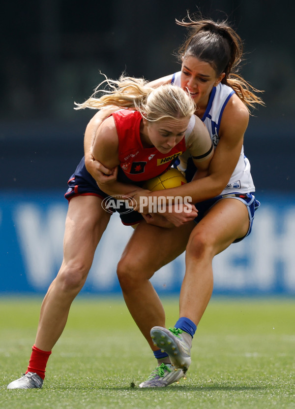 AFLW 2025 First Preliminary Final - North Melbourne v Melbourne - A-64857468