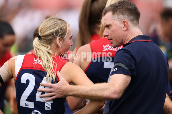 AFLW 2025 First Preliminary Final - North Melbourne v Melbourne - A-64857488