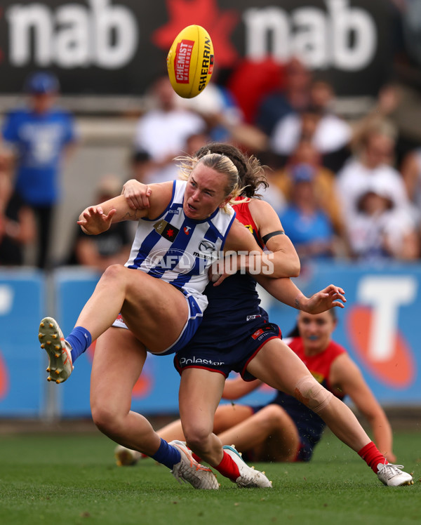 AFLW 2025 First Preliminary Final - North Melbourne v Melbourne - A-64857506