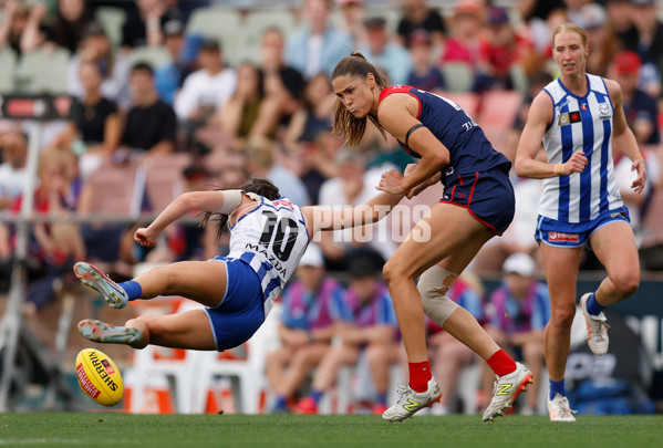 AFLW 2025 First Preliminary Final - North Melbourne v Melbourne - A-64857515
