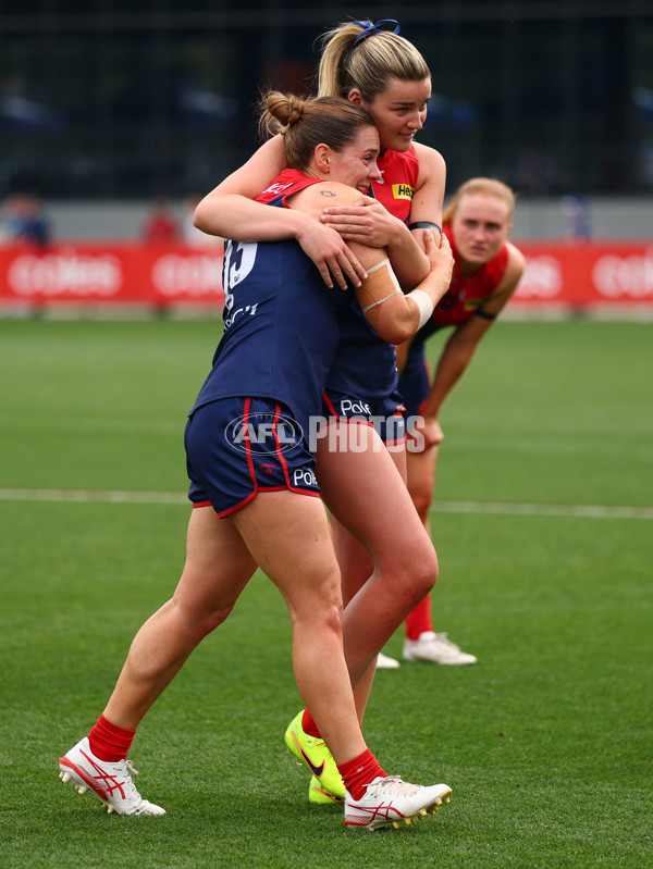 AFLW 2025 First Preliminary Final - North Melbourne v Melbourne - A-64859777