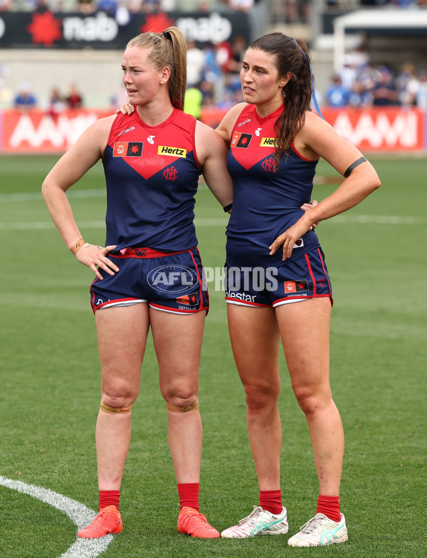 AFLW 2025 First Preliminary Final - North Melbourne v Melbourne - A-64859800