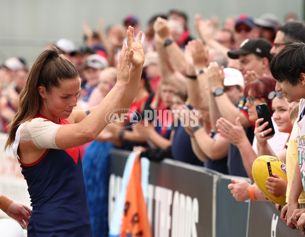 AFLW 2025 First Preliminary Final - North Melbourne v Melbourne - A-64859803