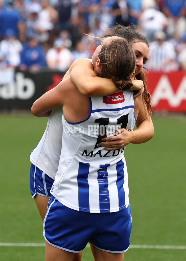 AFLW 2025 First Preliminary Final - North Melbourne v Melbourne - A-64859804