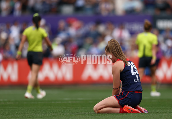 AFLW 2025 First Preliminary Final - North Melbourne v Melbourne - A-64859809
