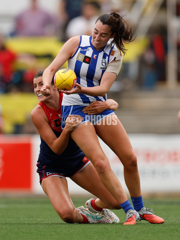 AFLW 2025 First Preliminary Final - North Melbourne v Melbourne - A-64859851