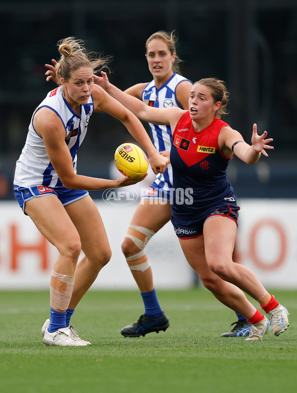 AFLW 2025 First Preliminary Final - North Melbourne v Melbourne - A-64859855