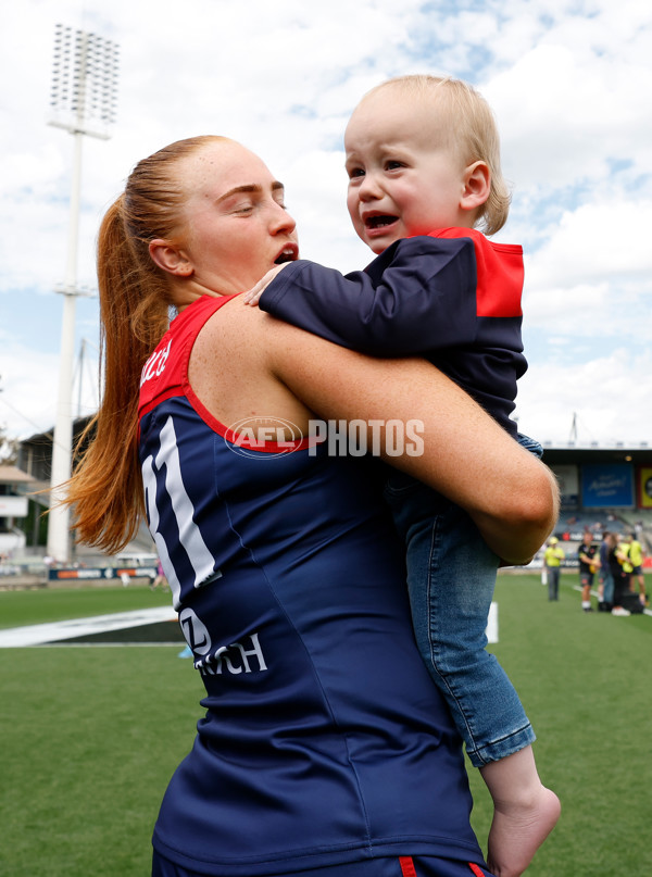 AFLW 2025 First Preliminary Final - North Melbourne v Melbourne - A-64859872