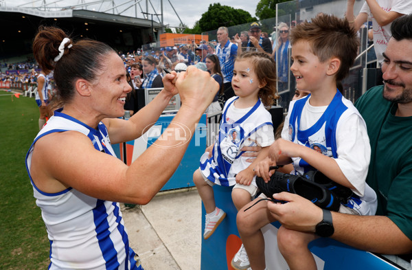 AFLW 2025 First Preliminary Final - North Melbourne v Melbourne - A-64859878