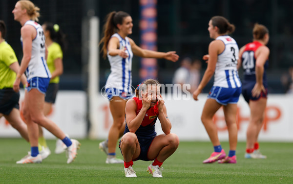 AFLW 2025 First Preliminary Final - North Melbourne v Melbourne - A-64859889