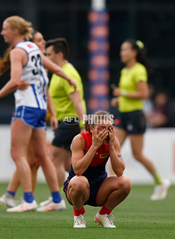 AFLW 2025 First Preliminary Final - North Melbourne v Melbourne - A-64859890