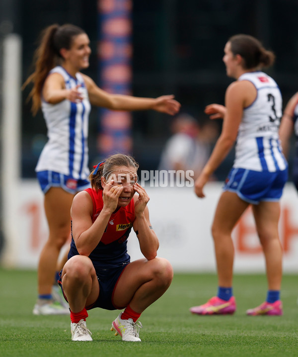 AFLW 2025 First Preliminary Final - North Melbourne v Melbourne - A-64859891
