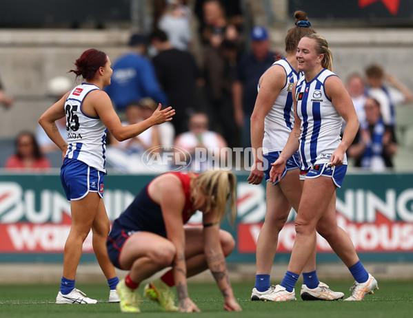 AFLW 2025 First Preliminary Final - North Melbourne v Melbourne - A-64859905