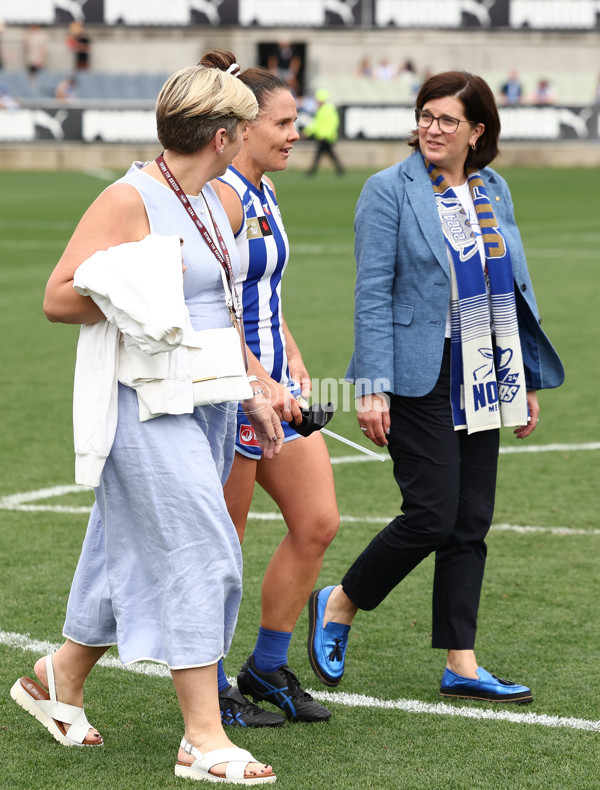 AFLW 2025 First Preliminary Final - North Melbourne v Melbourne - A-64859910
