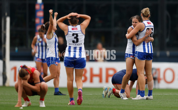 AFLW 2025 First Preliminary Final - North Melbourne v Melbourne - A-64859941