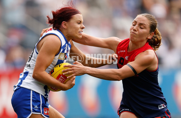AFLW 2025 First Preliminary Final - North Melbourne v Melbourne - A-64859955