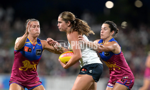 AFLW 2025 Second Preliminary Final - Brisbane v Carlton - A-64862166