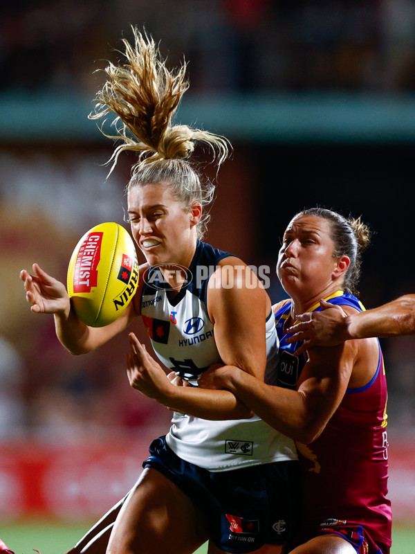 AFLW 2025 Second Preliminary Final - Brisbane v Carlton - A-64862269