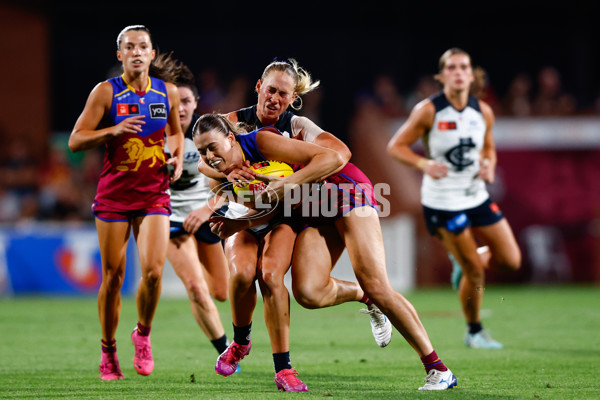 AFLW 2025 Second Preliminary Final - Brisbane v Carlton - A-64867366