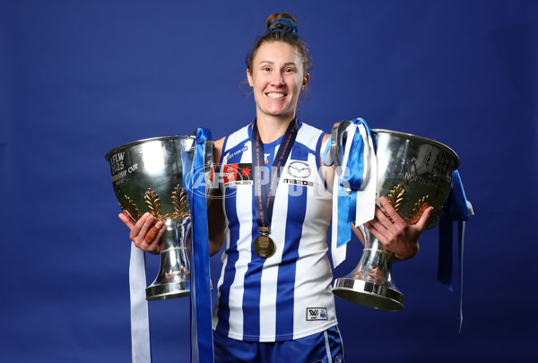 AFLW 2025 Media - North Melbourne Grand Final Portraits - A-64924292