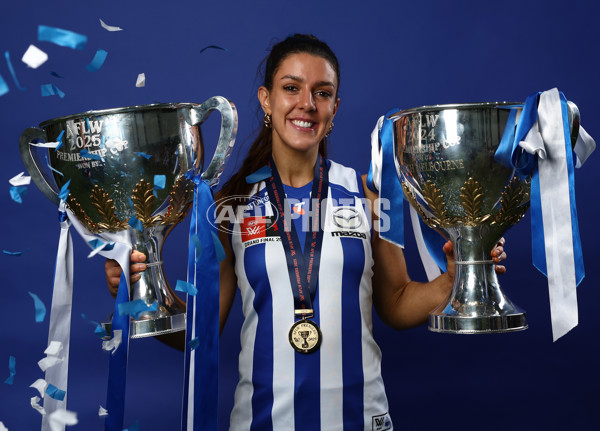 AFLW 2025 Media - North Melbourne Grand Final Portraits - A-64924293