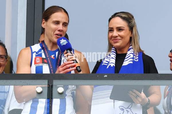 AFLW 2025 Media - North Melbourne Premiership Celebration - A-64934516