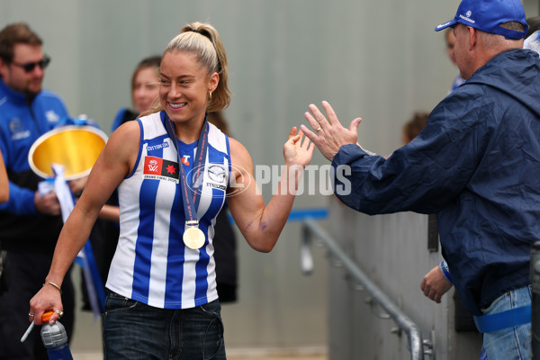 AFLW 2025 Media - North Melbourne Premiership Celebration - A-64934555