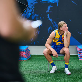 AFL 2024 Media - West Coast Team Photo Day