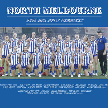 AFLW 2024 Media - North Melbourne Premiership Prints