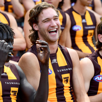 AFL 2024 Media - Hawthorn Team Photo Day