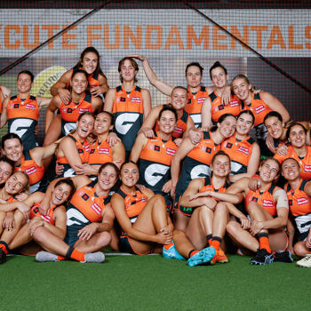 AFLW 2024 Media - GWS Team Photo Day