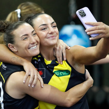 AFLW 2024 Media - Richmond Team Photo Day