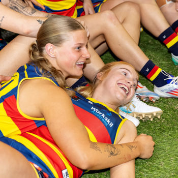 AFLW 2024 Media - Adelaide Team Photo Day