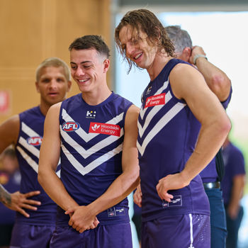 AFL 2025 Media - Fremantle Team Photo Day