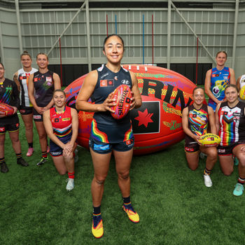 AFLW 2025 Media - Pride Round Launch