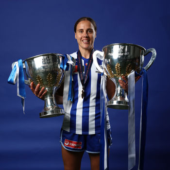AFLW 2025 Media - North Melbourne Grand Final Portraits