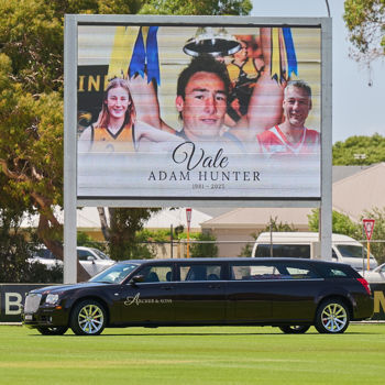 AFL 2025 Media - Adam Hunter Funeral Service