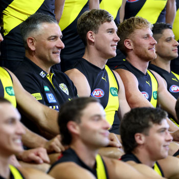 AFL 2025 Media - Richmond Team Photo Day