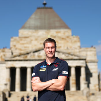 AFL 2025 Media - Melbourne Demons ANZAC Day Media Opportunity 230425