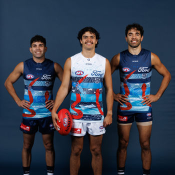 AFL 2025 Media - Geelong Indigenous Guernsey