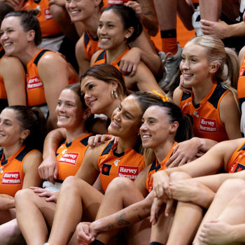 AFLW 2025 Media - GWS Team Photo Day