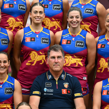 AFLW 2025 Media - Brisbane Team Photo Day