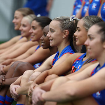 AFLW 2025 Media - Western Bulldogs Team Photo Day