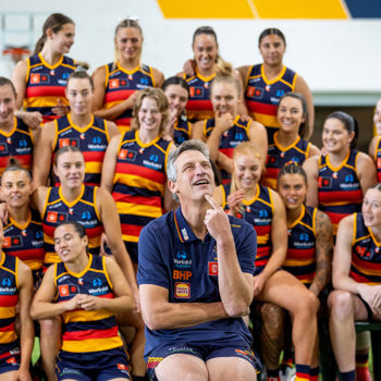 AFLW 2025 Media - Adelaide Team Photo Day