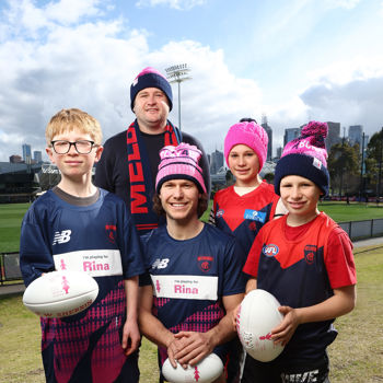 AFL 2025 Media - Breast Cancer Network Australia and Melbourne Football Club Media Opportunity
